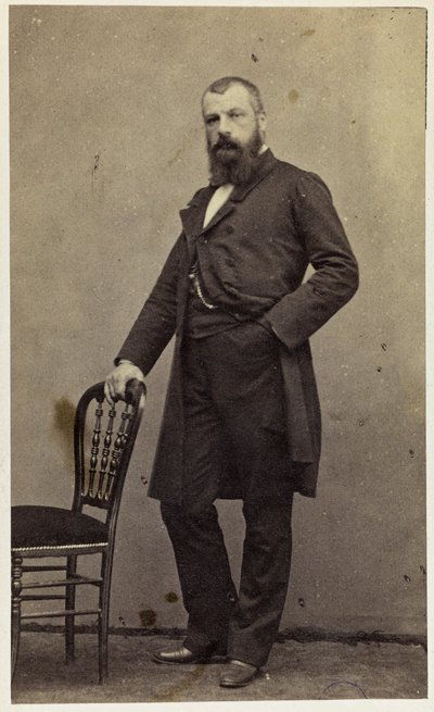 Portret kompozytora Edmonda członka 1820-1882. autorstwa Pierre Petit