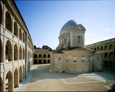 Kościół La Vieille Charite, klasztor w Marsylii, Francja. Architektura barokowa autorstwa Pierre