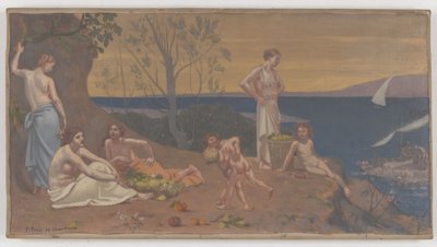 Przyjemna kraina autorstwa Pierre Puvis de Chavannes