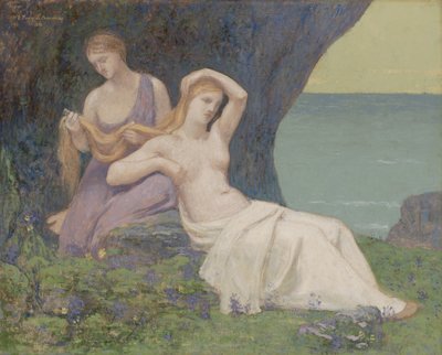 We wrzosie autorstwa Pierre Puvis de Chavannes