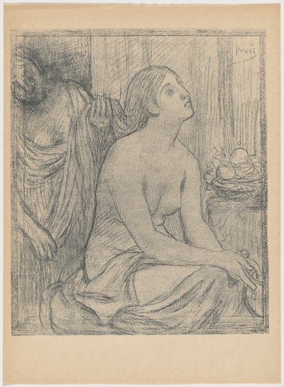 Toaleta autorstwa Pierre Puvis de Chavannes