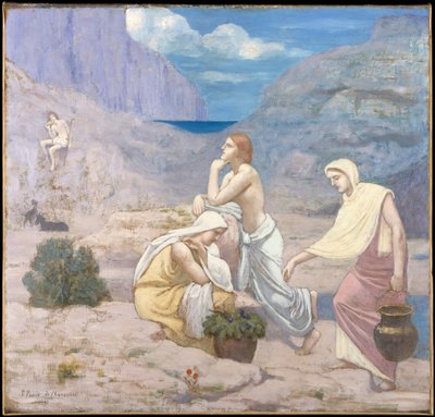 Pieśń pasterza autorstwa Pierre Puvis de Chavannes