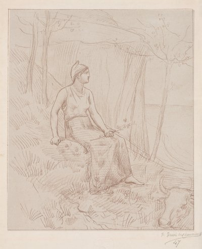 Normandii. autorstwa Pierre Puvis de Chavannes