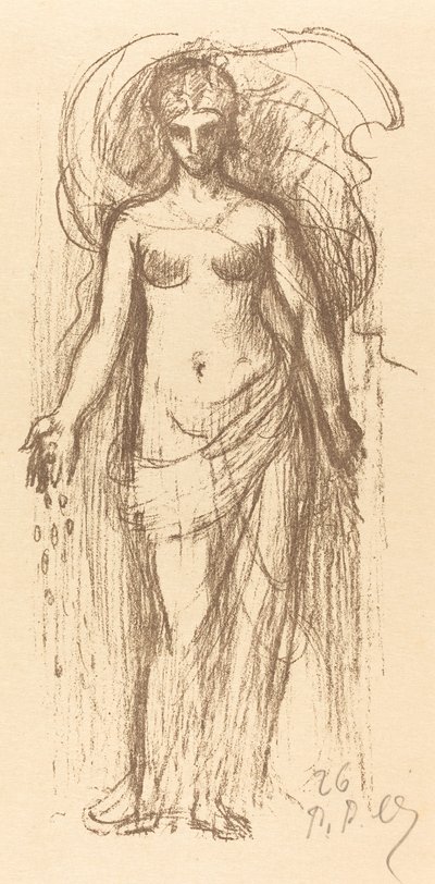 Studium kobiety (obfitość) autorstwa Pierre Puvis de Chavannes