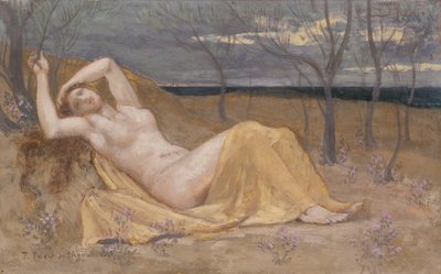 Tamaris, ok. 1886-87 autorstwa Pierre Puvis de Chavannes