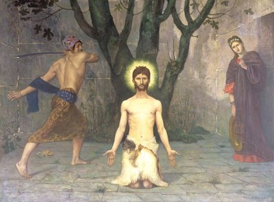 Ścięcie św. Jana Chrzciciela, 1869 autorstwa Pierre Puvis de Chavannes