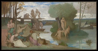 Rzeka autorstwa Pierre Puvis de Chavannes