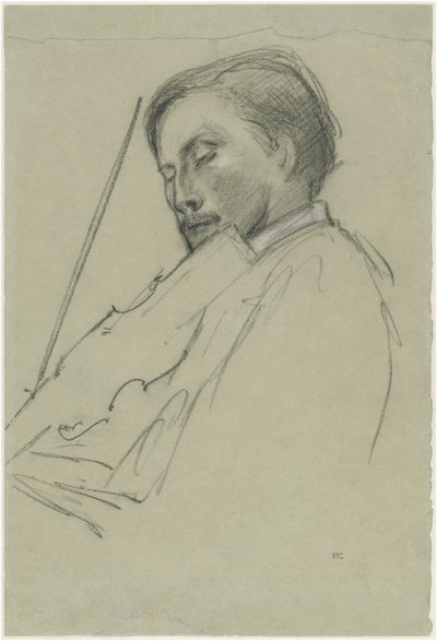 Skrzypek autorstwa Pierre Puvis de Chavannes