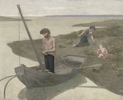 Biedny rybak autorstwa Pierre Puvis de Chavannes