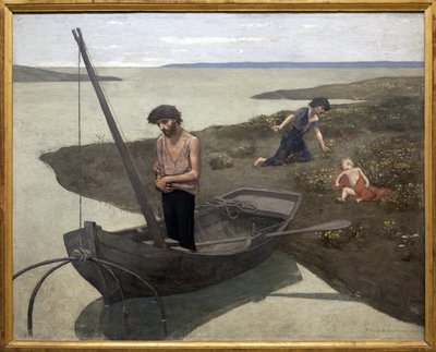 Biedny rybak, Obraz Pierre Puvis de Chavannes (1824-1898). Fotografia, KIM Youngtae, Paryż, Musee d