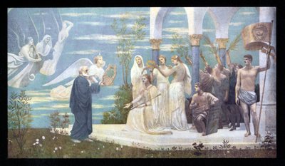 Wiktor HUGO - portret autorstwa Pierre Puvis de Chavannes