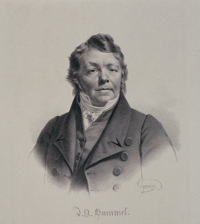 Johann Nepomuk Hummel (1778-1837) autorstwa Pierre Roch Vigneron