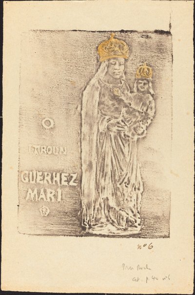 Notre Dame du Folgoet (Matka Boża z Folgoet) autorstwa Pierre Roche