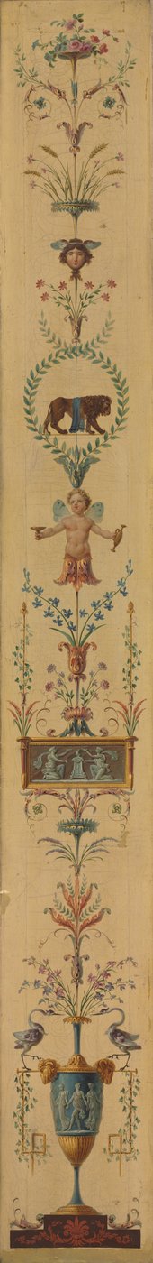 Panel dekoracyjny, lata 90. XVIII wieku. autorstwa Pierre Rousseau