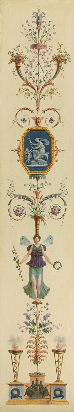 Panel dekoracyjny, lata 90. XVIII wieku. autorstwa Pierre Rousseau