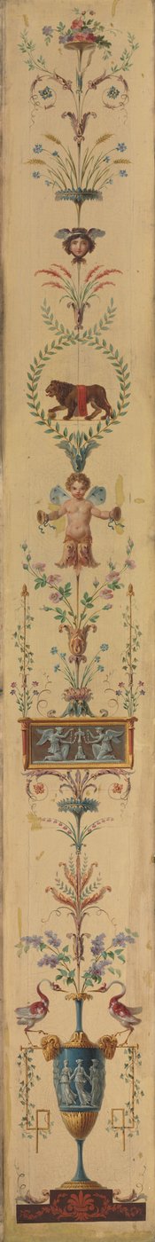 Panel dekoracyjny, lata 90. XVIII wieku. autorstwa Pierre Rousseau