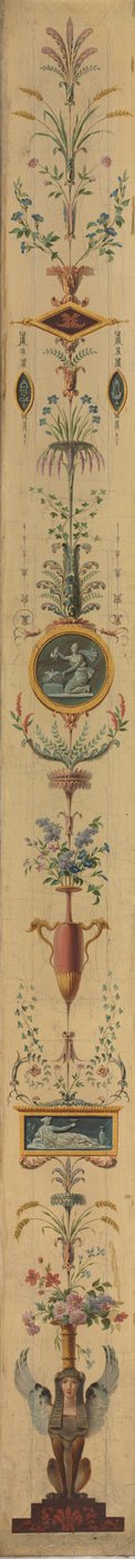 Panel dekoracyjny, lata 90. XVIII wieku. autorstwa Pierre Rousseau