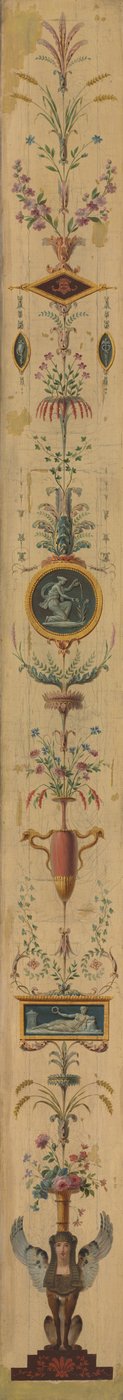Panel dekoracyjny, lata 90. XVIII wieku. autorstwa Pierre Rousseau