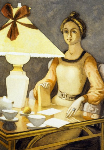 Angele, ilustracja z „Paludes” Andre Gide autorstwa Pierre Roy