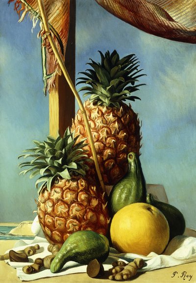 Martwa natura z ananasami; Nature Morte z Ananasem autorstwa Pierre Roy