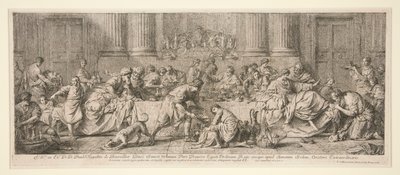 La Madeleine aux pieds de J?sus (Uczta w Domu Szymona Faryzeusza) autorstwa Pierre Subleyras