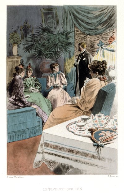 ilustracja do "Kobiety w Paryżu" autorstwa Pierre Vidal