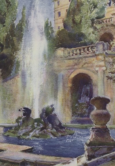 Tivoli, Villa DEste autorstwa Pierre Vignal