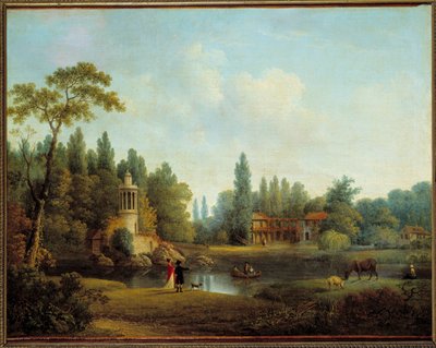 Osada Petit Trianon w Wersalu Obraz Pierre Joseph Wallaert (1753-1812) 1803 Nd. 0,56x0,72m autorstwa Pierre Wallaert