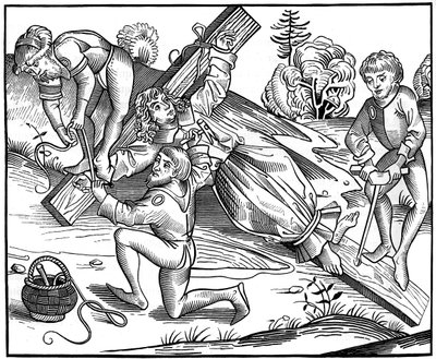 Niemowlę Ryszard z Pontoise ukrzyżowany przez Żydów, 1493 1849. autorstwa Pierre Wolgmuth