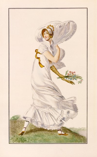 Szyfonowa suknia promenadowa, 1812 autorstwa Pierre de La Mesangere
