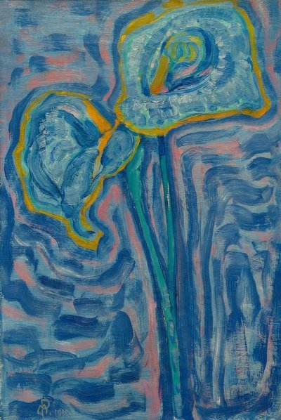 Aaronskelken autorstwa Piet Mondrian