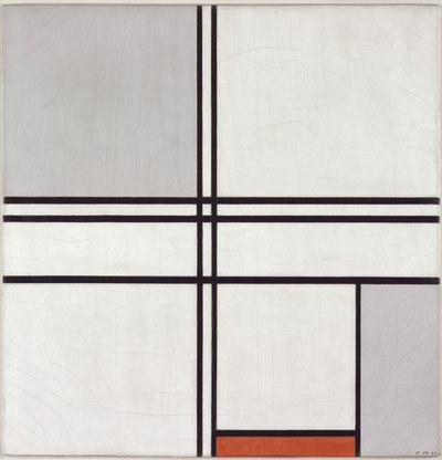 Kompozycja autorstwa Piet Mondrian