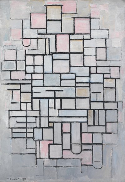Kompozycja nr IV autorstwa Piet Mondrian