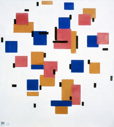 Kompozycja w kolorze B autorstwa Piet Mondrian