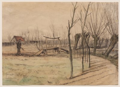 Krajobraz w Loosduinen autorstwa Piet Mondrian