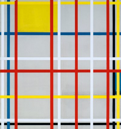 Nowy Jork, 3, 1941 autorstwa Piet Mondrian