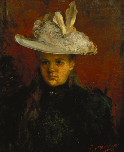 Princesje, ok.1898 (olej na płótnie) autorstwa Piet Mondrian