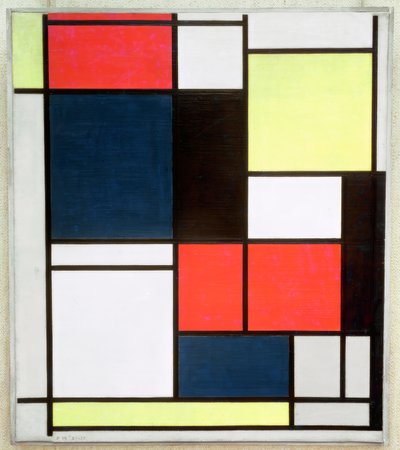 Tabela II autorstwa Piet Mondrian