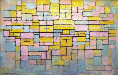 Tablica nr. 2 / Kompozycja nr. V autorstwa Piet Mondrian