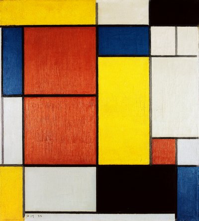 Nieznany obraz autorstwa Piet Mondrian