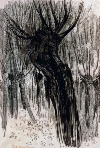 Wierzby, 1902-1904, autorstwa Piet Mondrian