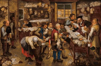 Urząd Poborców Podatkowych autorstwa Pieter Brueghel the Younger