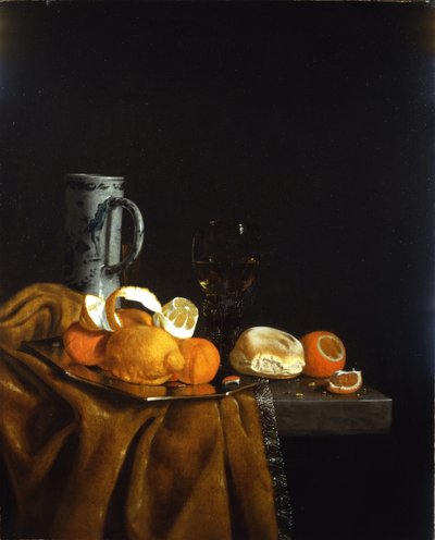 Martwa natura (olej na płótnie) autorstwa Pieter (1623-82) Janssens