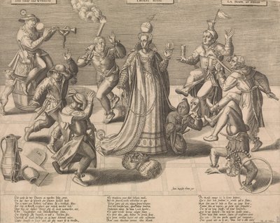 Taniec Świata, połowa XVI wieku. autorstwa Pieter Balten.