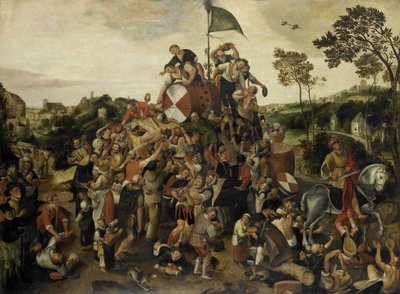 Kermis na dzień św. Marcina, ok. 1540-98 (olej na desce) autorstwa Pieter Balten