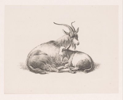 Buck i koza autorstwa Pieter Bartholomeusz. Barbiers