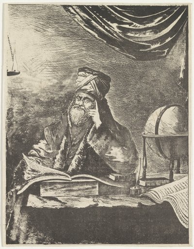Uczony w swoim miejscu pracy autorstwa Pieter Bartholomeusz. Barbiers
