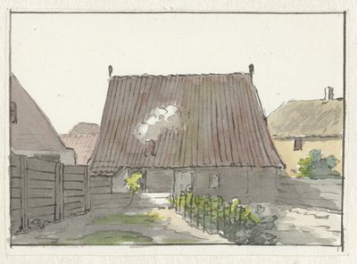 Dom z podwórkiem autorstwa Pieter Bartholomeusz. Barbiers