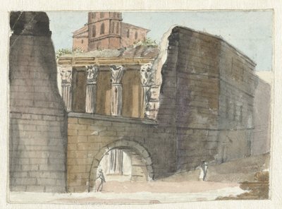 Rzymskie ruiny autorstwa Pieter Bartholomeusz. Barbiers