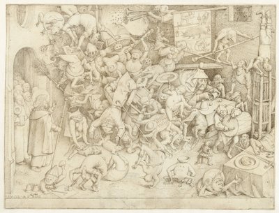 Upadek Maga Hermogenesa autorstwa Pieter Bruegel (I)